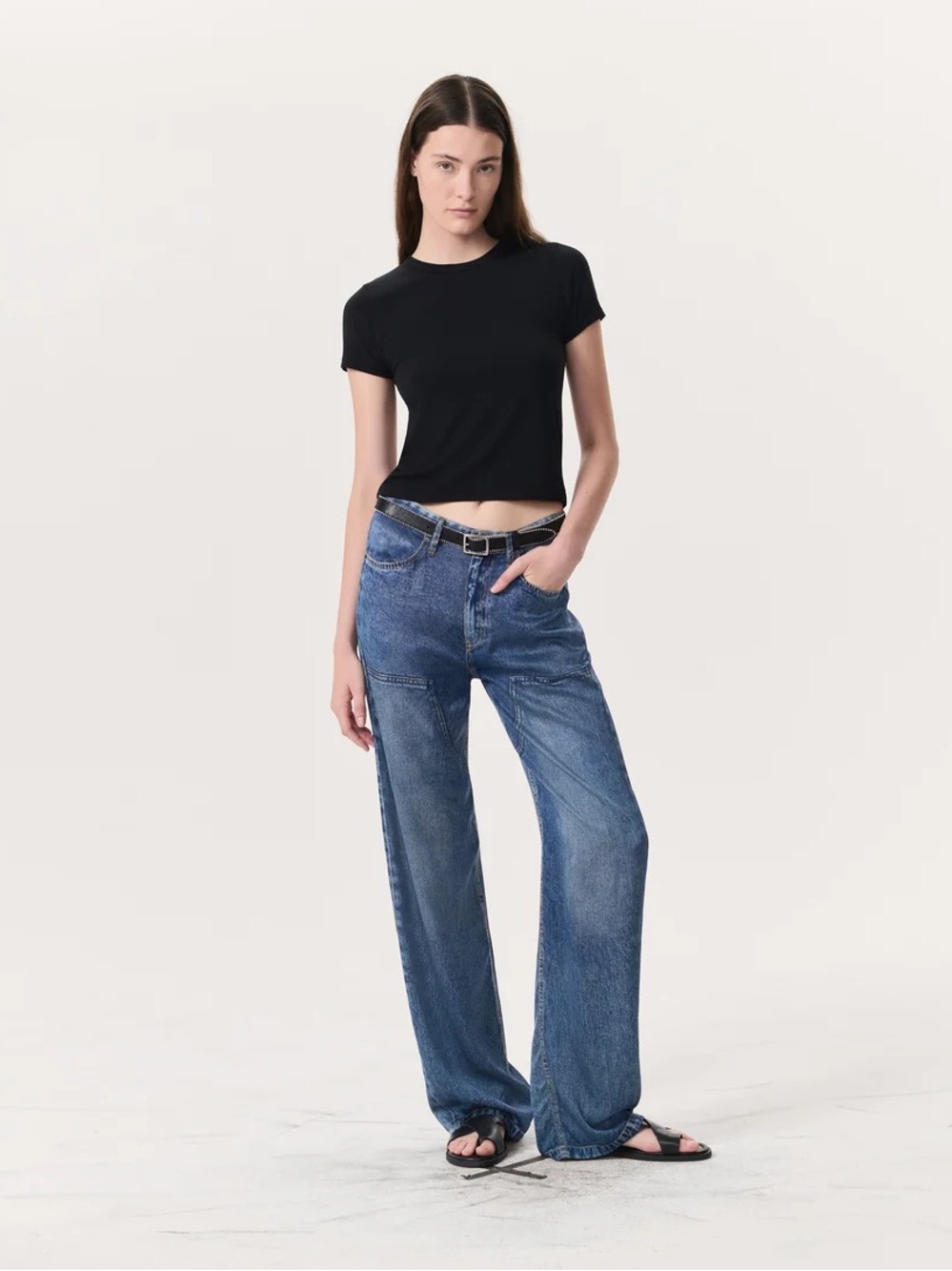 Rag & Bone Miramar Satin Logan Carpenter pant